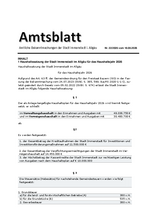 Amtsblatt Nr. 22/2026 vom 18.08.2026