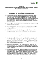 Plakatierungsverordnung zur Kommunalwahl 2026