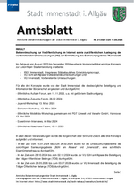 Amtsblatt Nr. 21/2026 vom 11.08.2026