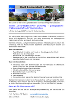 Stellenausschreibung „KiTa-Begleiter/in“ (m/w/d) – pädagogische Ergänzungskraft oder Quereinstieg